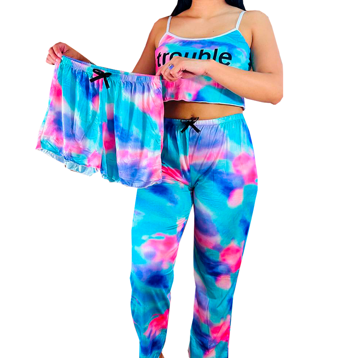 Conjunto Pijama Diseño Arcoíris
