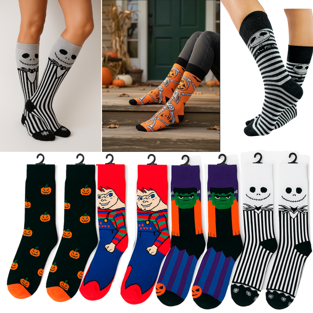 MAD BOX Calcetines Halloween 12 Pares