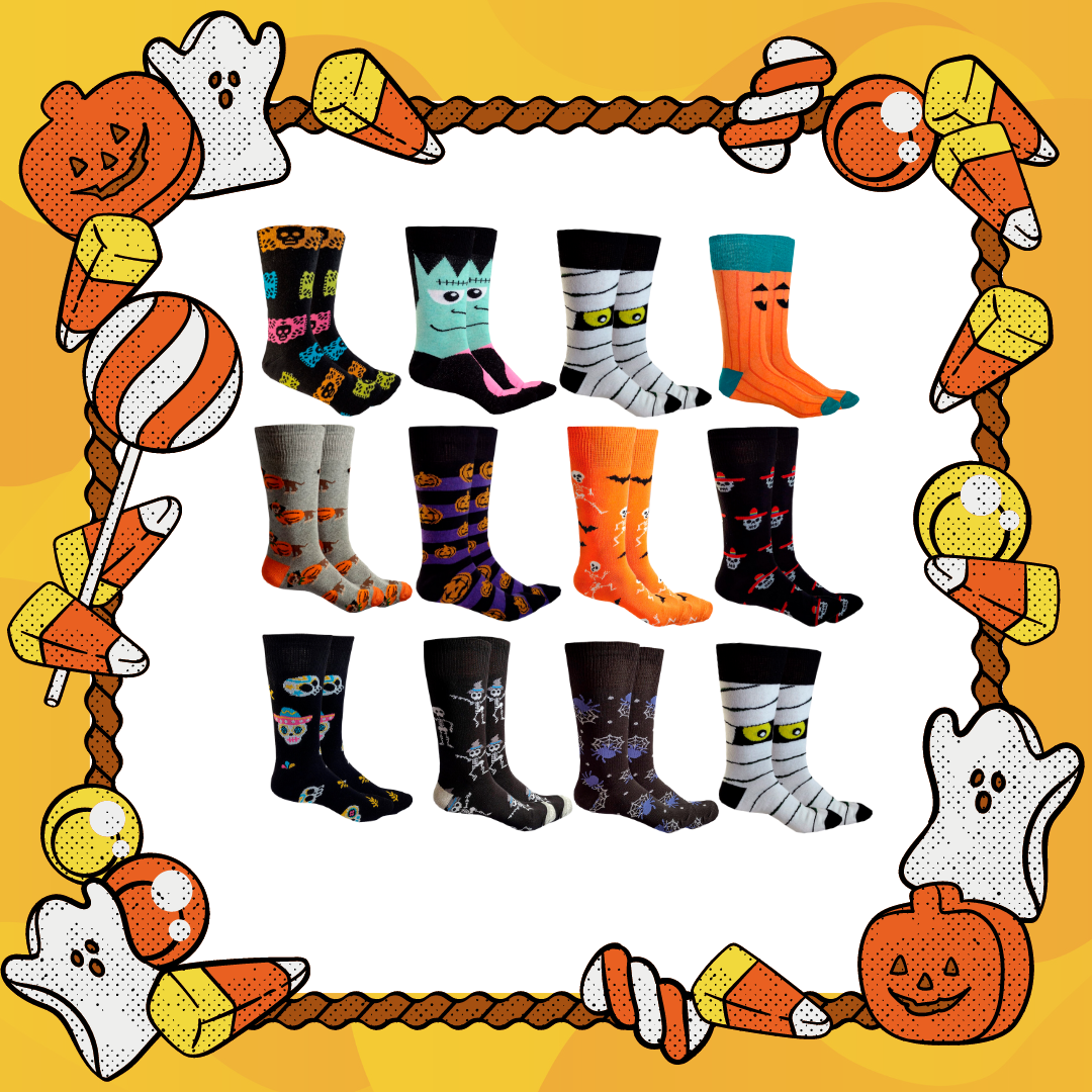 MAD BOX Calcetines Halloween 6 Pares