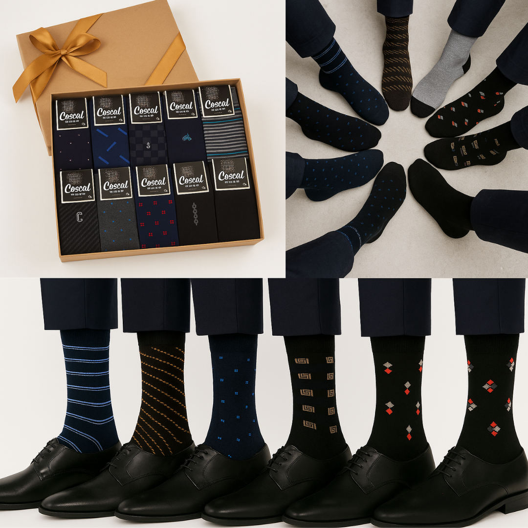 Calcepack Calcetines De Vestir De Caballero Algodón 5 Pares