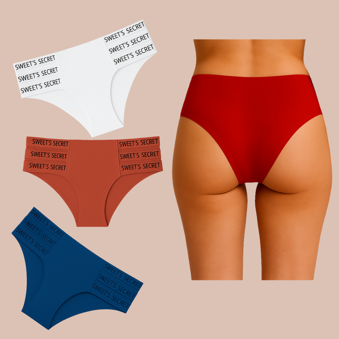 Calzón De Dama Tanga Invisible Sin Costura Sexy Confort 6 Piezas