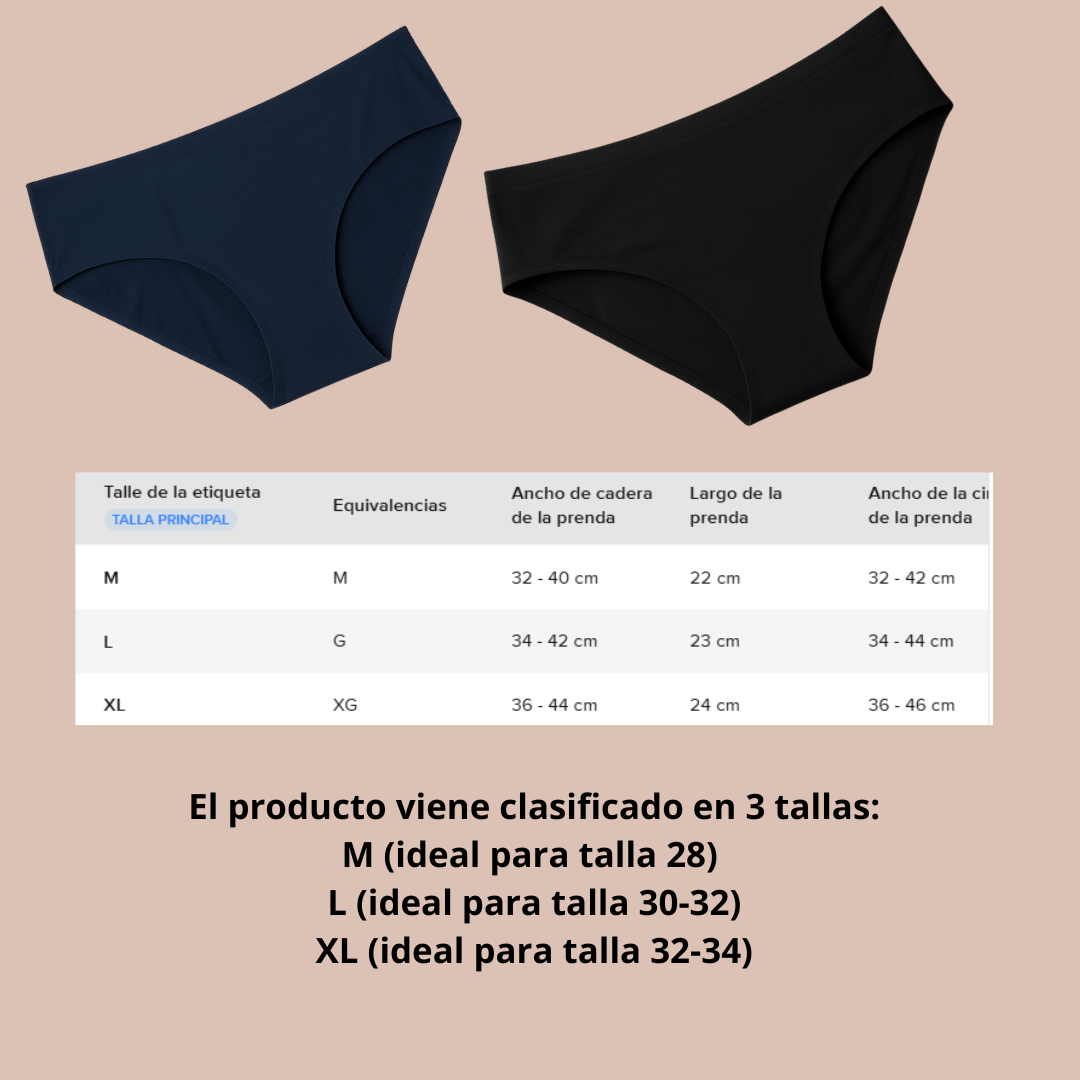 Calzón De Dama Pantis Sexys Brief Invisible Sin Costura Confort 6 Piezas