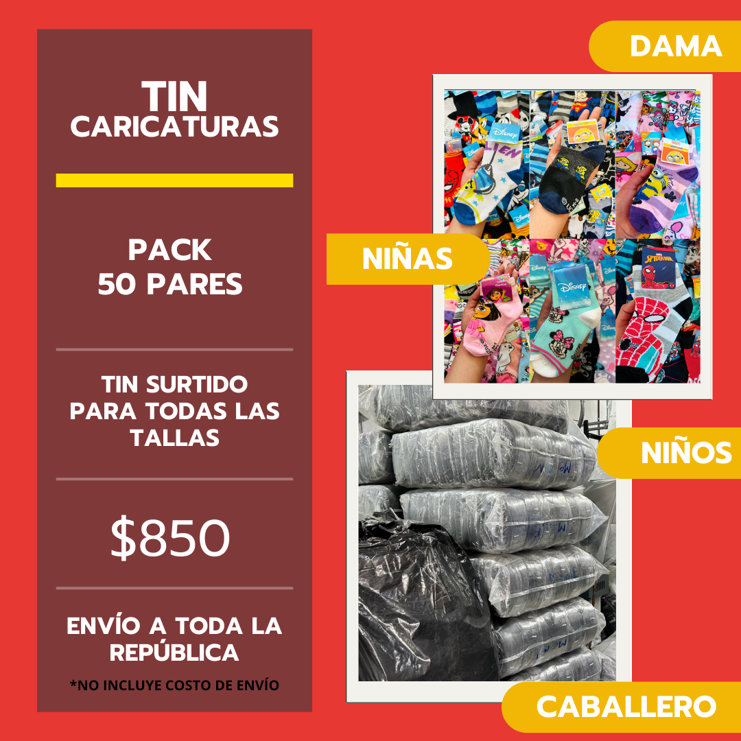 PACK Tines Disney Caballero, Dama, Infantil 50 PARES
