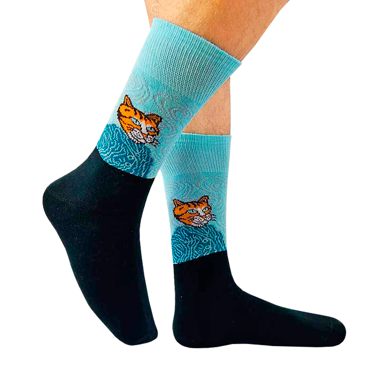 Calcetines Arte "Autorretrato De Gato"