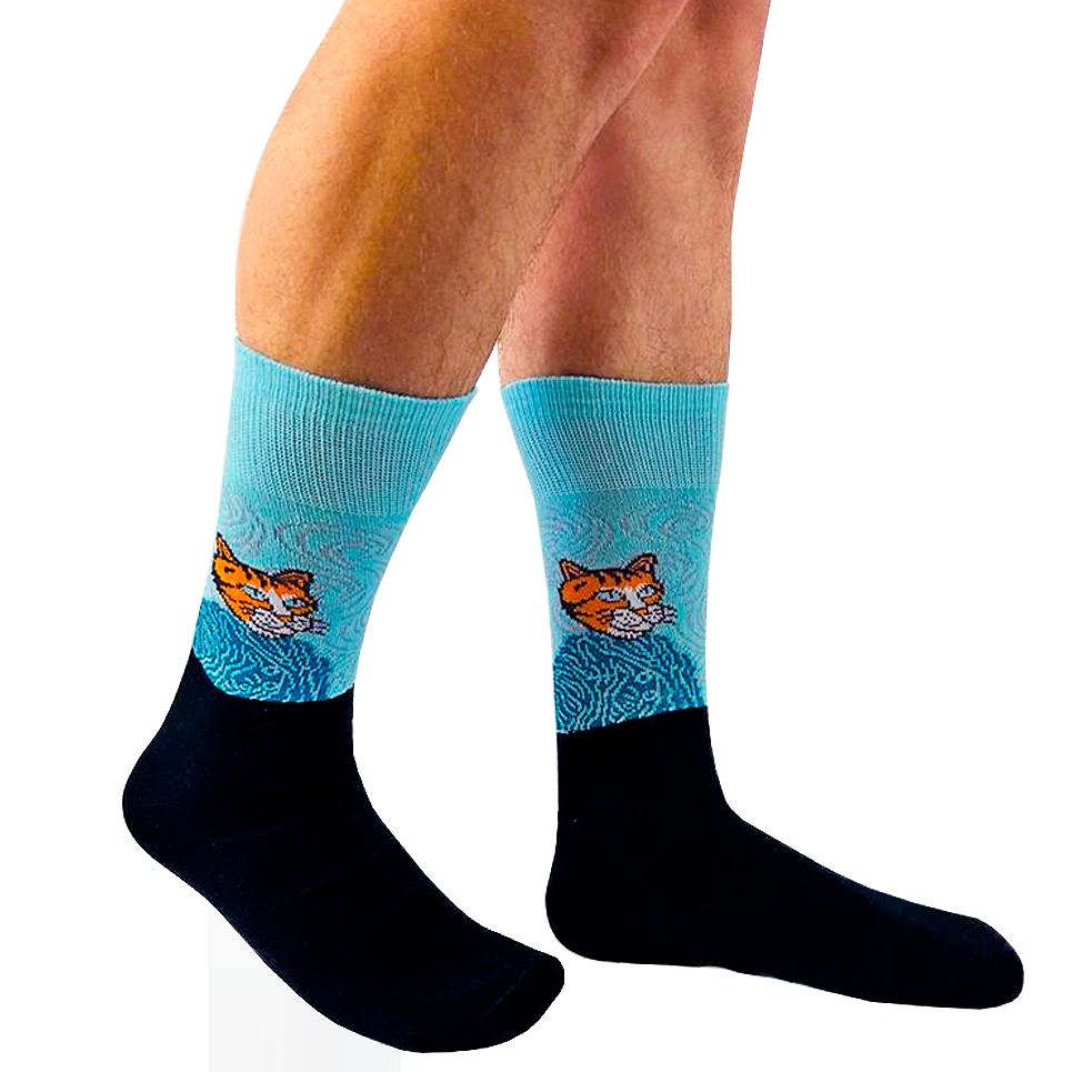 Calcetines Arte "Autorretrato De Gato"
