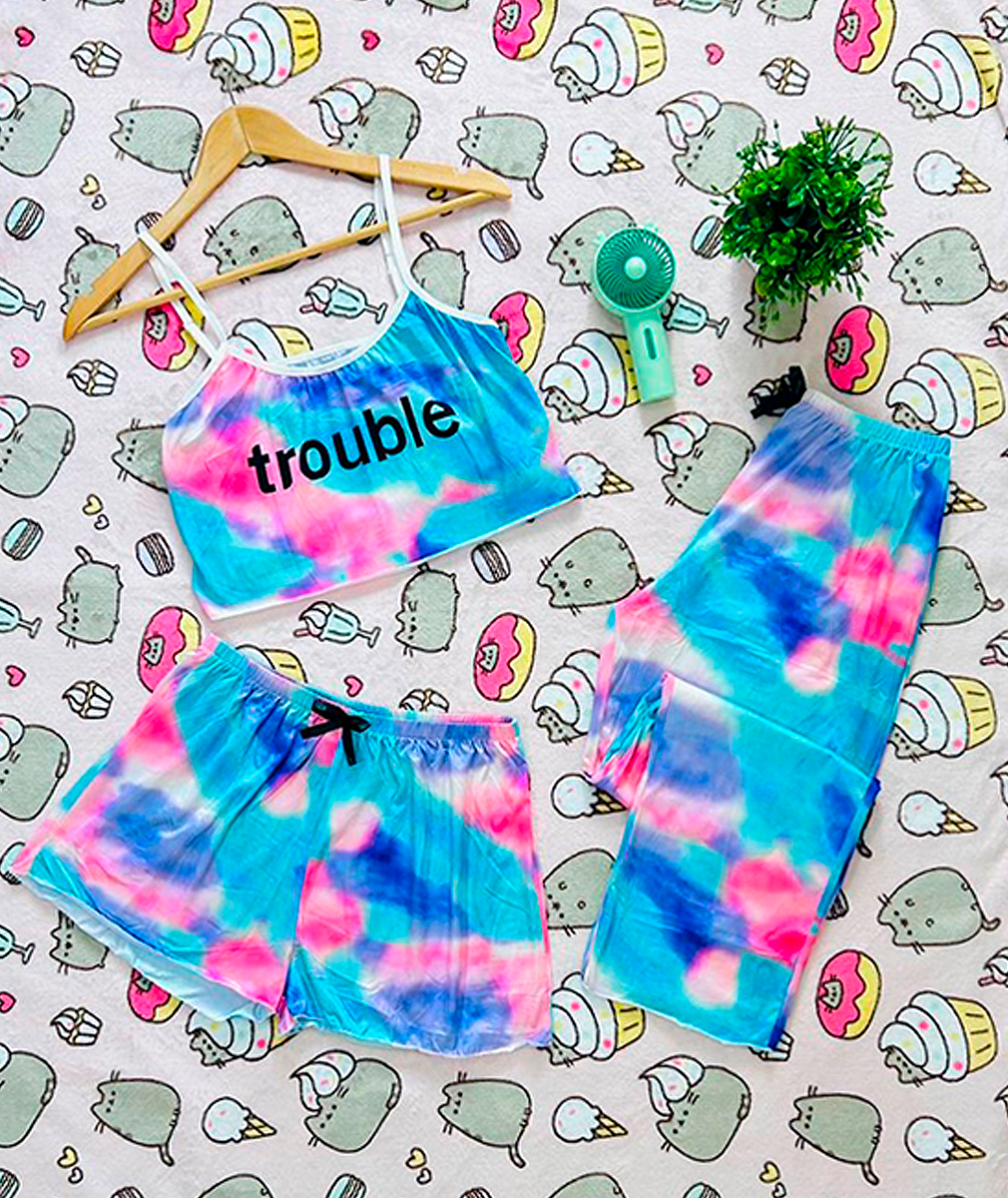 Conjunto Pijama Diseño Arcoíris