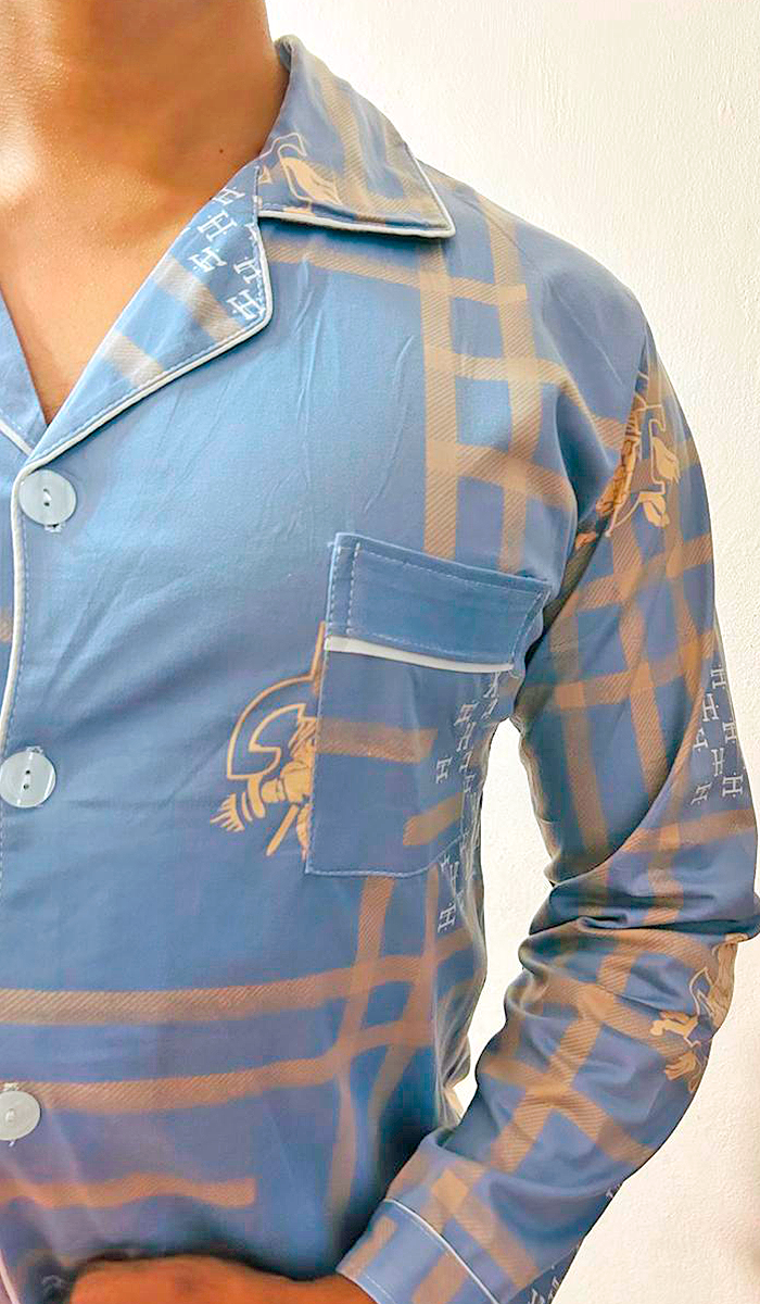 Pijama De Hombre HHH Color Azul Claro