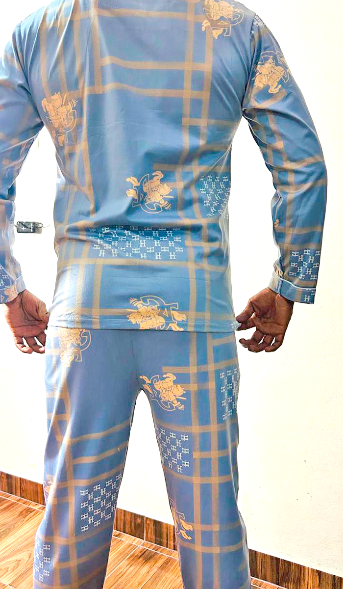 Pijama De Hombre HHH Color Azul Claro