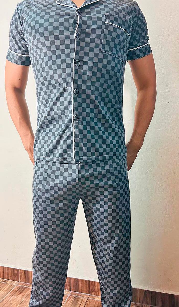 Pijama De Hombre Cuadritos