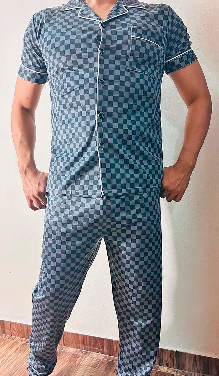 Pijama De Hombre Cuadritos