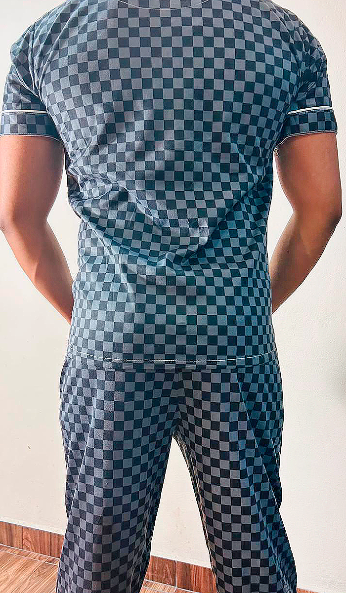 Pijama De Hombre Cuadritos