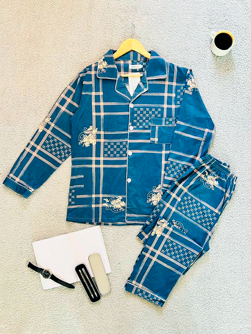 Pijama De Hombre HHH Color Azul