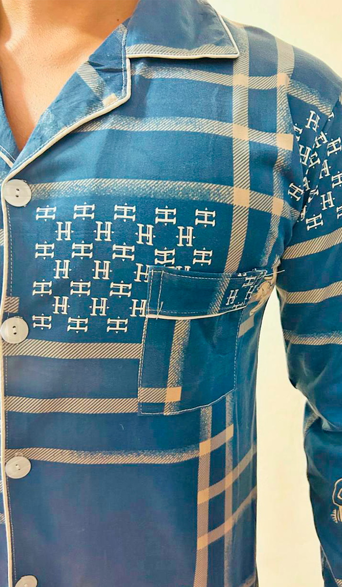Pijama De Hombre HHH Color Azul