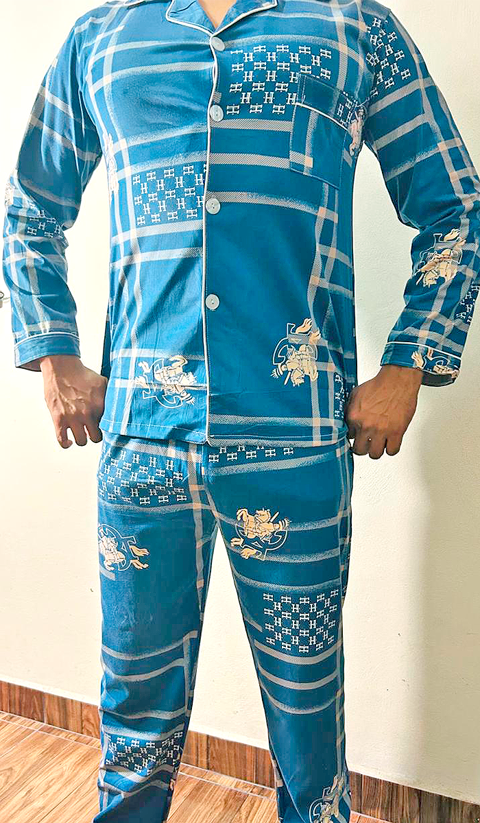 Pijama De Hombre HHH Color Azul