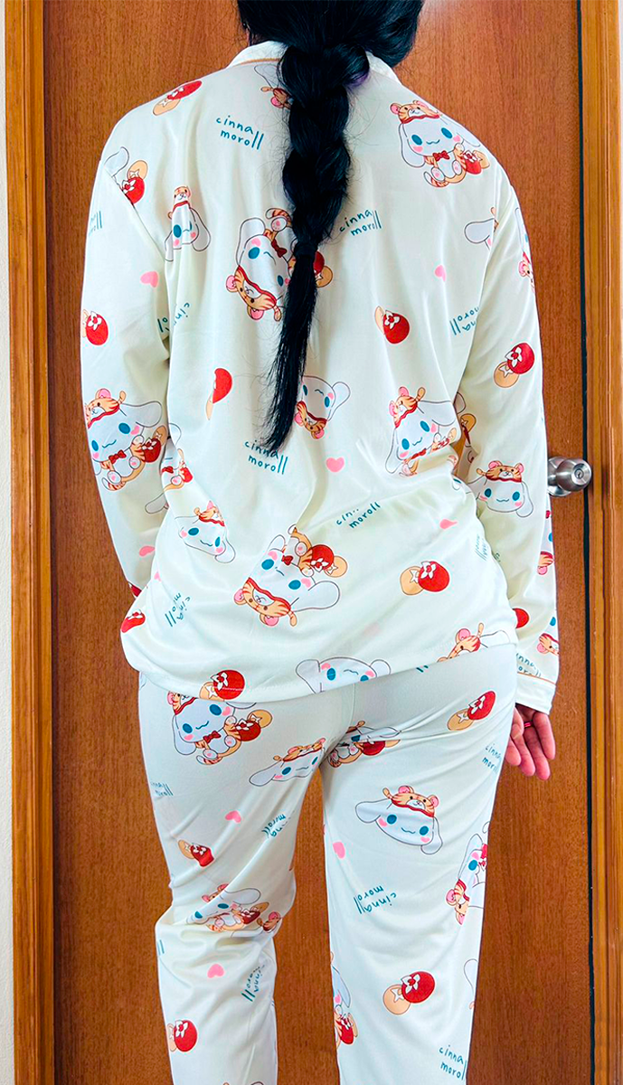Pijama Botones Diseño De "Cinnamoroll"