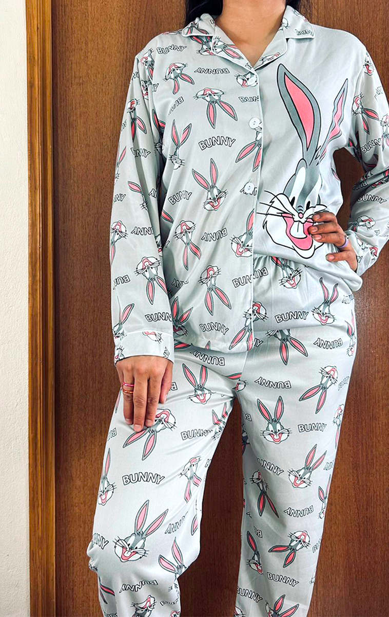 Pijama Botones Diseño De "Bugs Bunny"