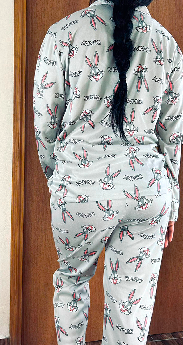 Pijama Botones Diseño De "Bugs Bunny"