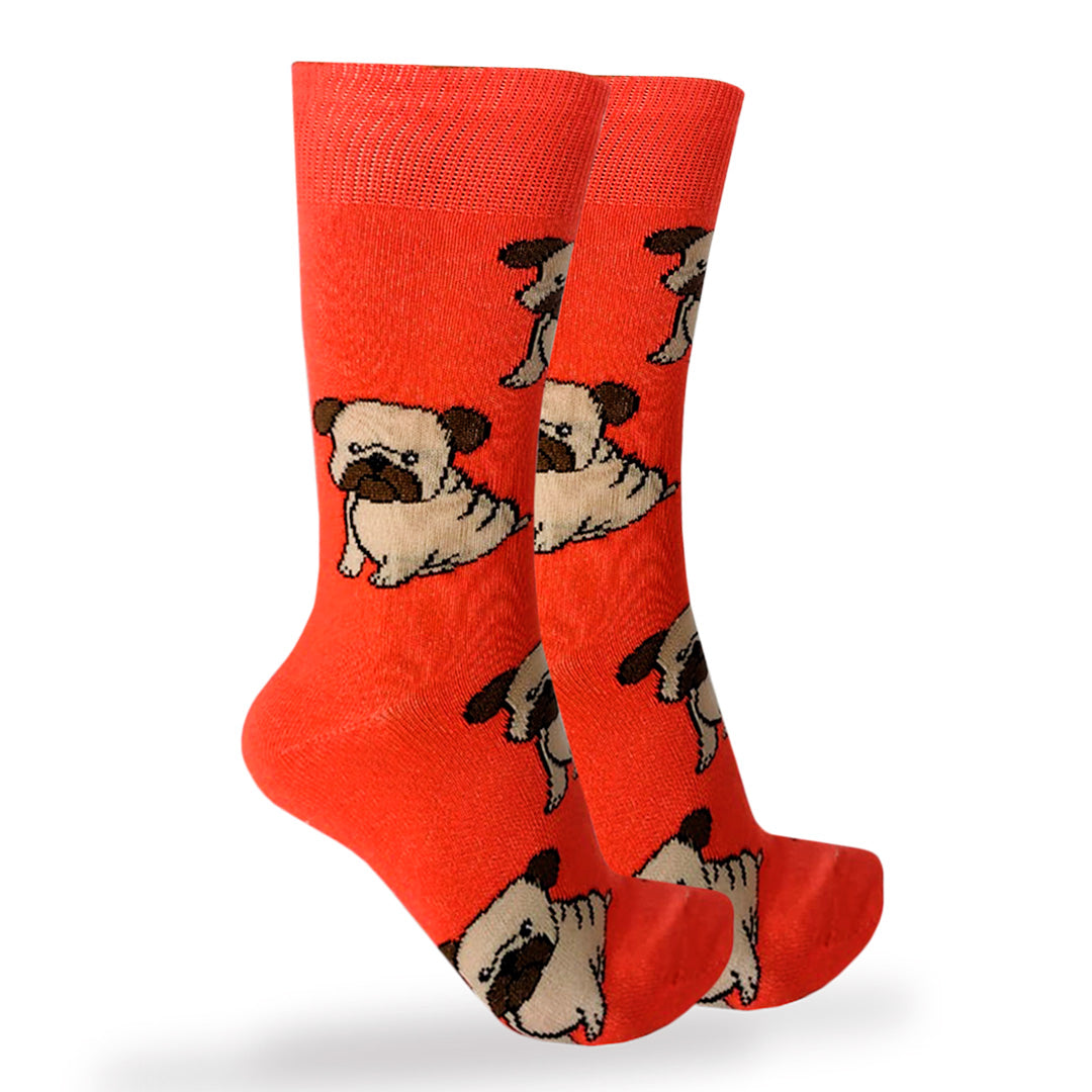 Calcetines Divertidos "Perritos Pug"