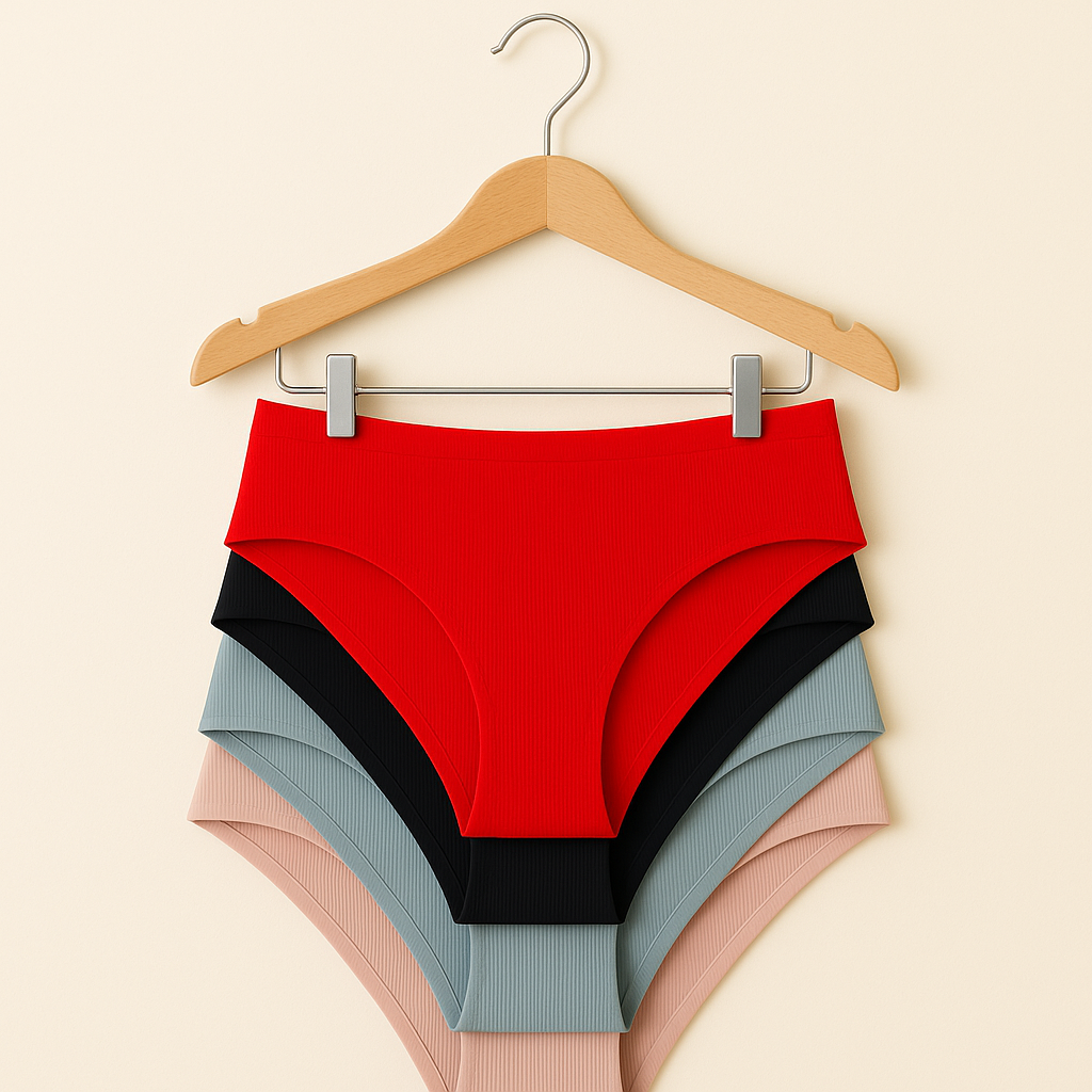 Calzón De Dama Bikini Invisible Sin Costura Confort 6 Piezas