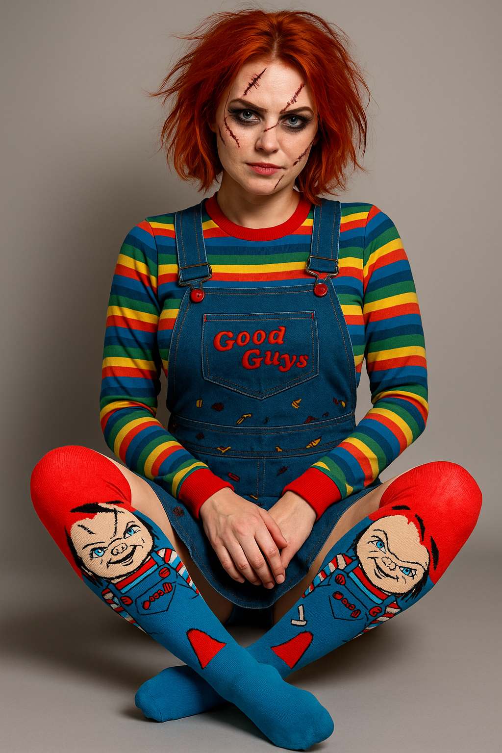Medias Halloween Diseño De Chucky