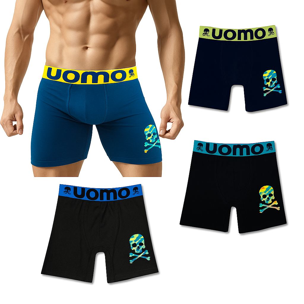 Bóxer Caballero Largos Briefs 6 Piezas