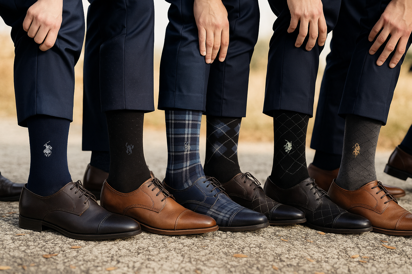 Calcepack Calcetines Vestir Polo Club De Caballero Elegante 6 Pares