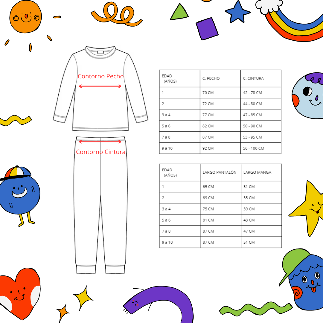 Pijama Infantil Súper fresca "Kitty"