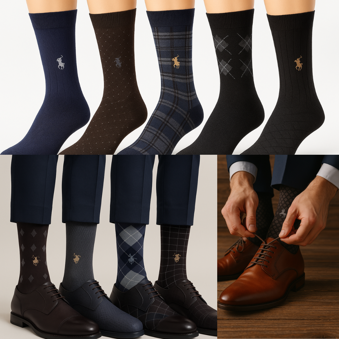 Calcepack Calcetines Vestir Polo Club De Caballero Elegante 6 Pares