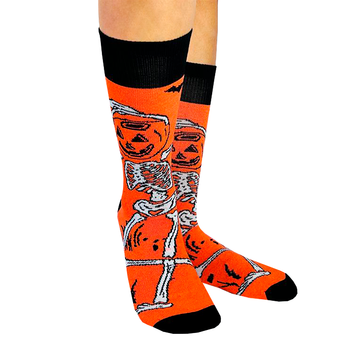 Calcetines Halloween "Esqueleto Calabaza"