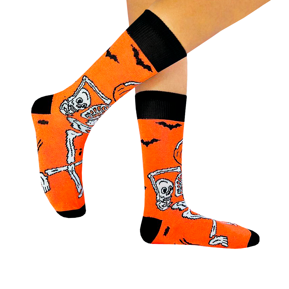 Calcetines Halloween "Esqueleto Calabaza"