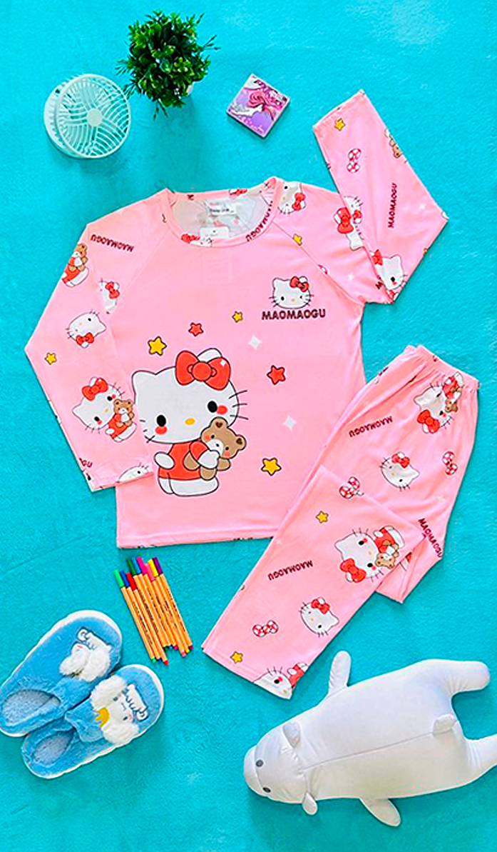 Pijama Infantil Súper fresca "Kitty"