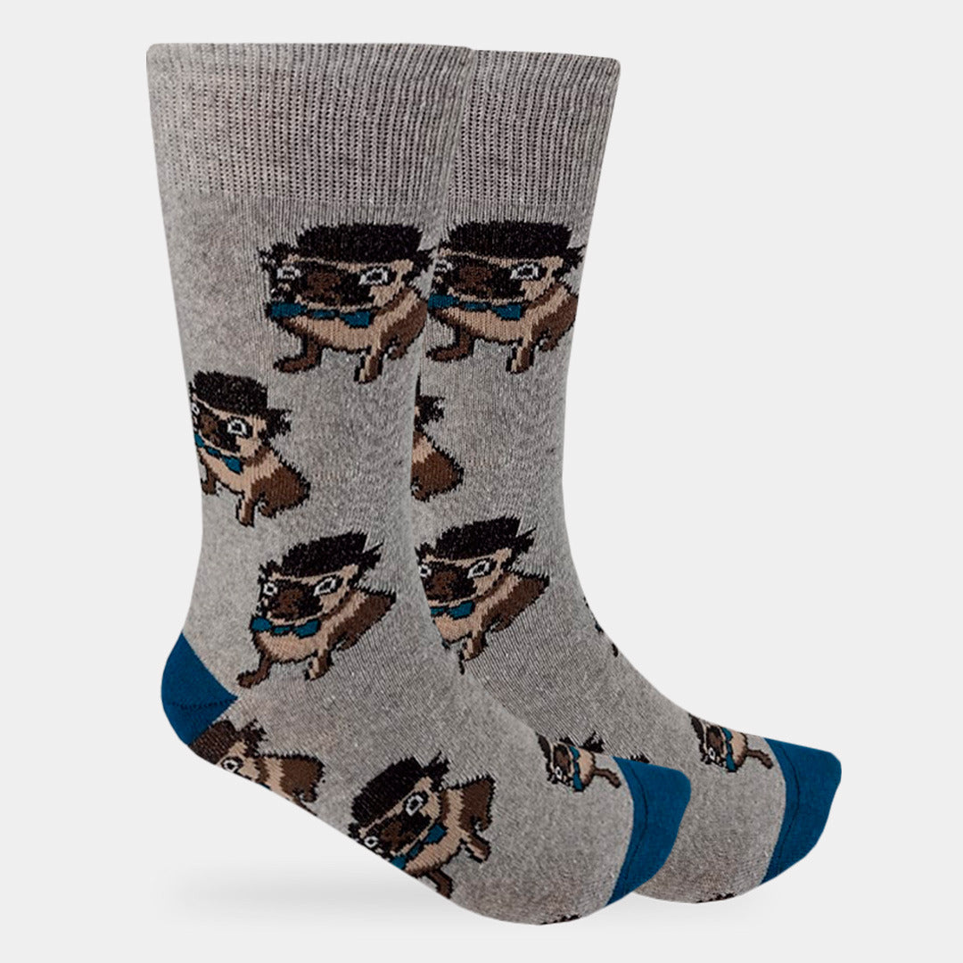 Calcetines "Pug Elegante"