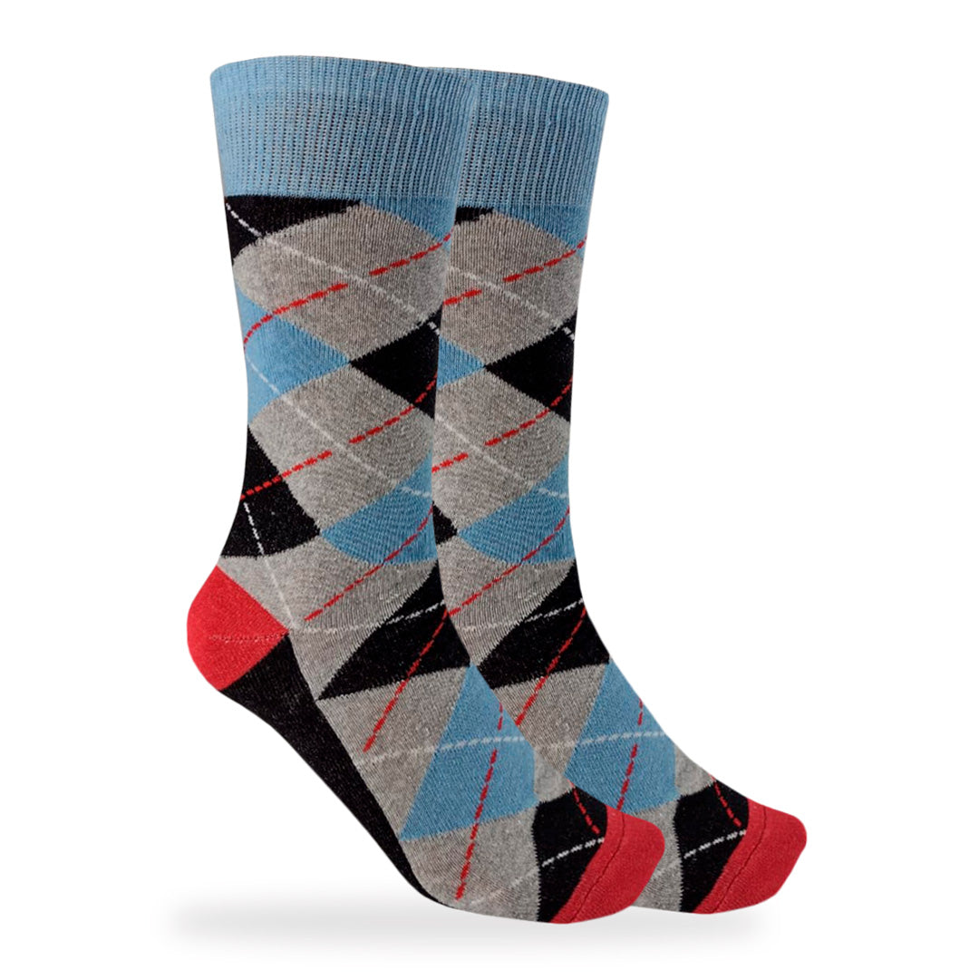 Calcetines "Rombos Azul"