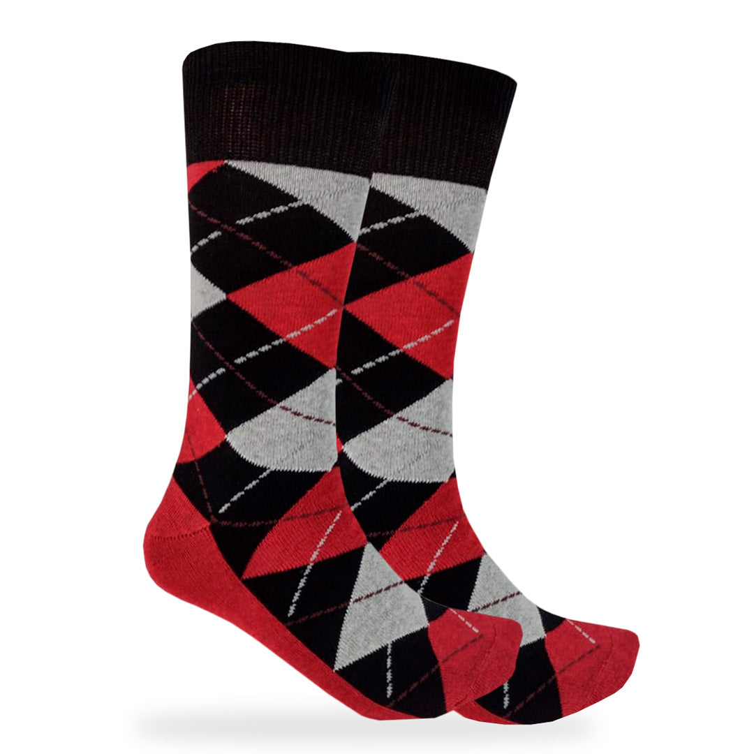 Calcetines "Rombos Rojos"