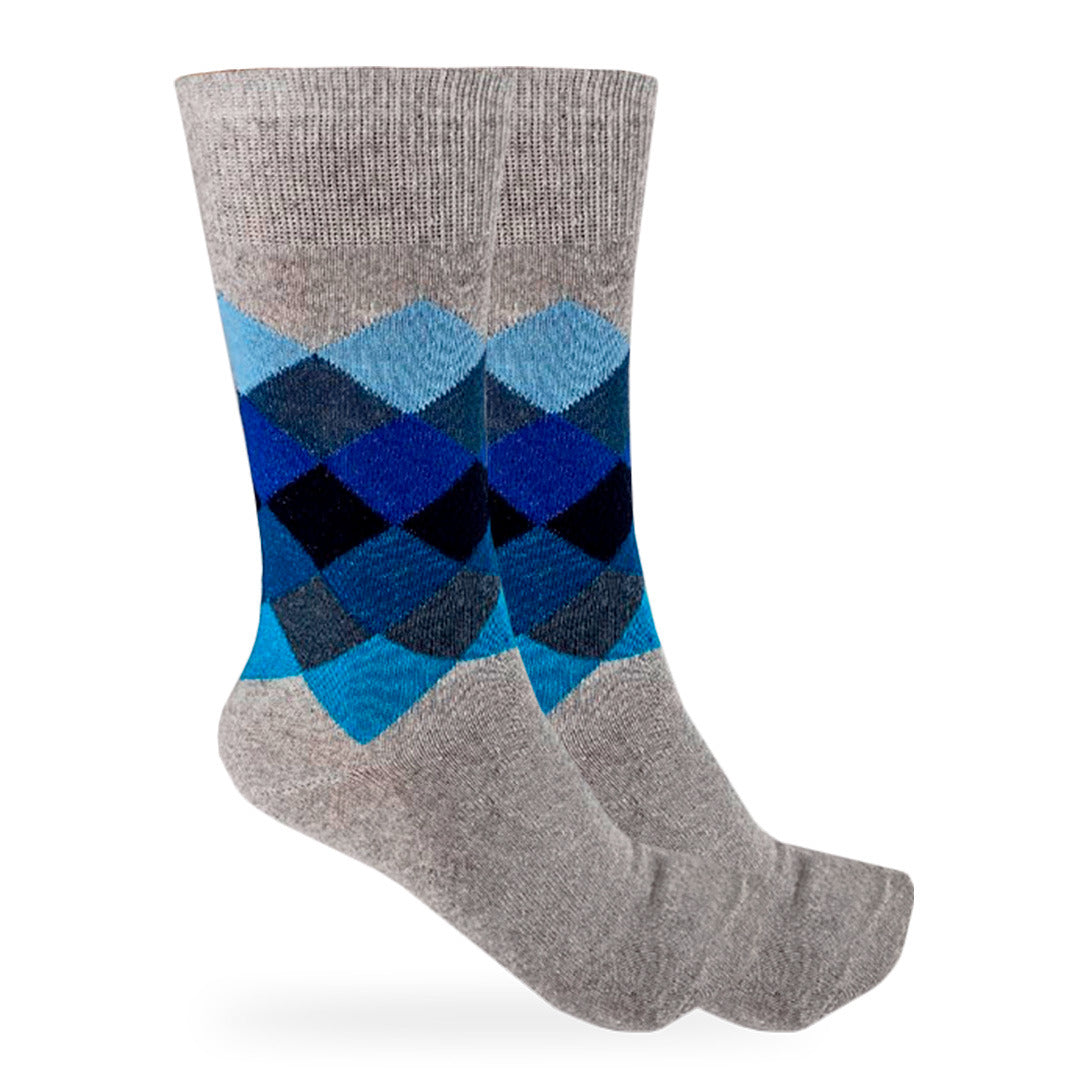 Calcetines "Rombos Gris"
