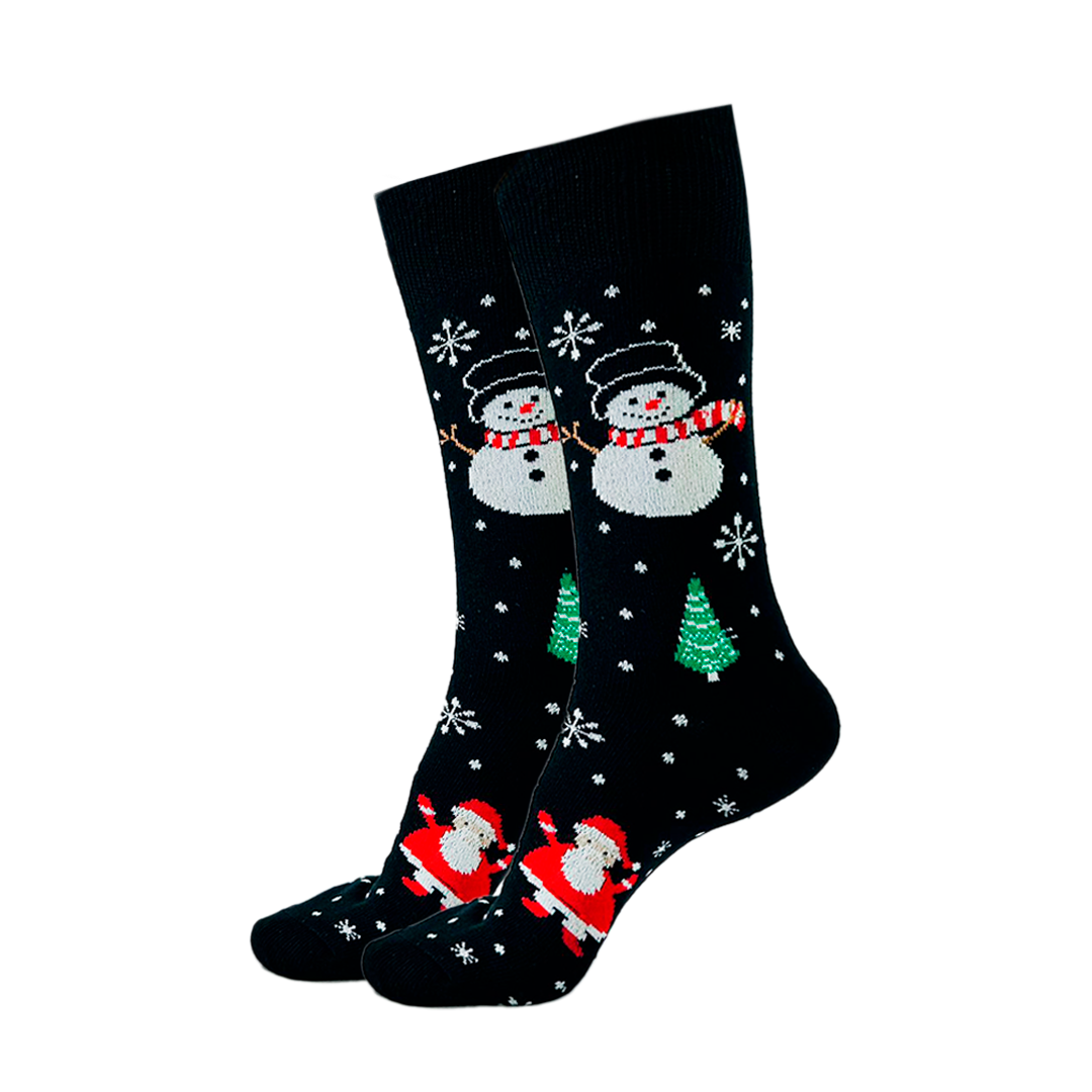 Calcetines Navidad De Muñeco De Nieve Olaf / "Con Pinos Y Santa Claus"
