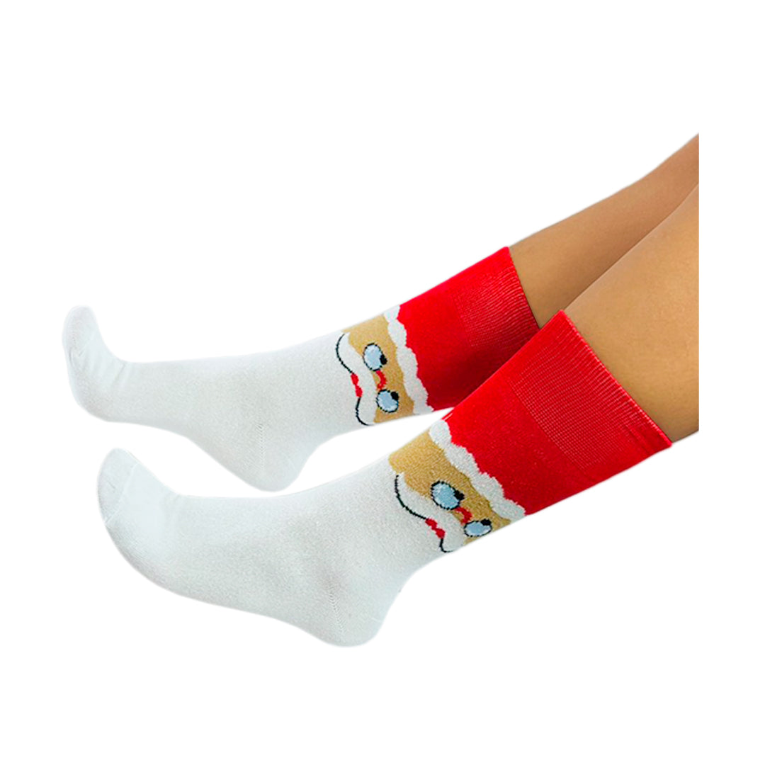 Calcetines Navidad De Santa Claus / "Cara"