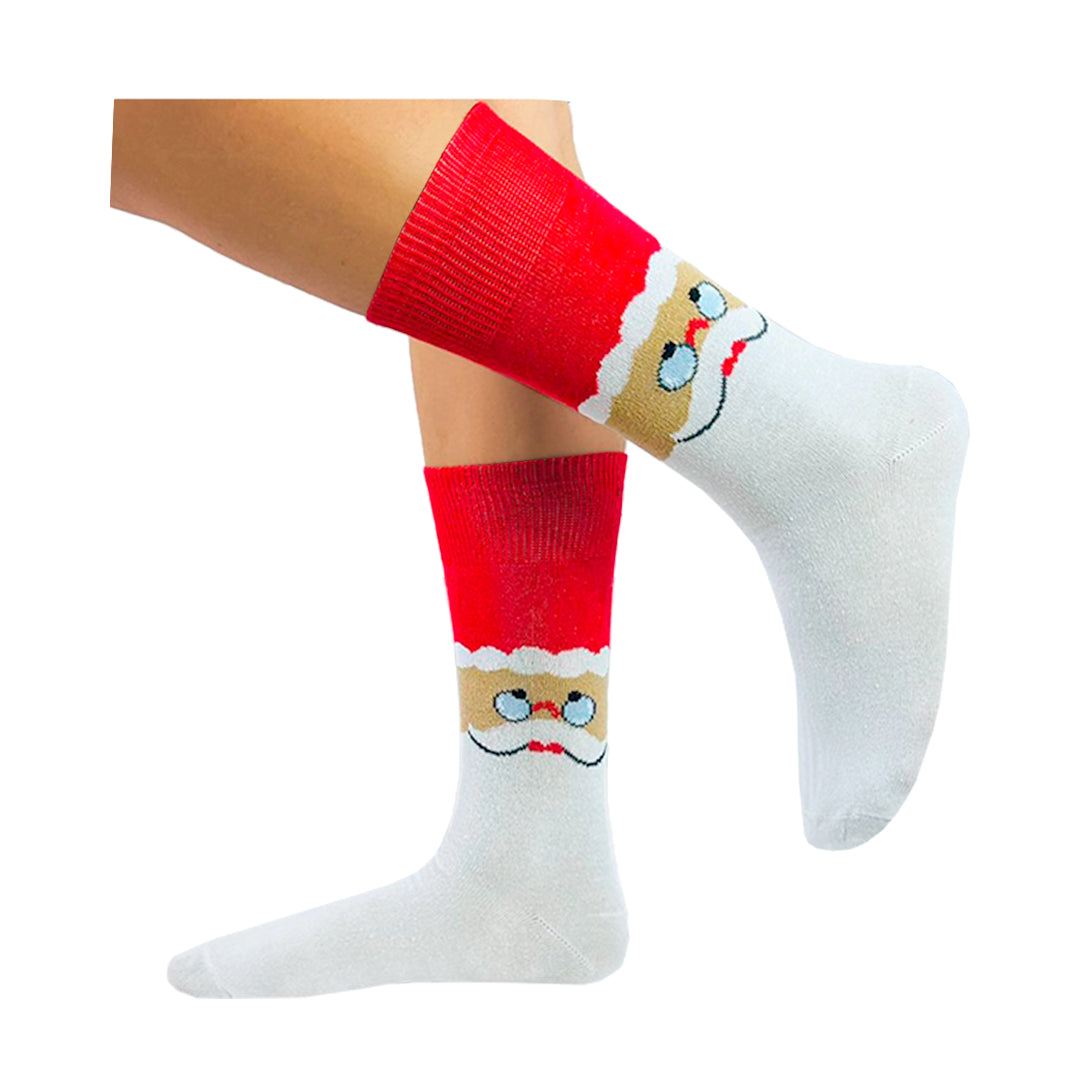 Calcetines Navidad De Santa Claus / "Cara"