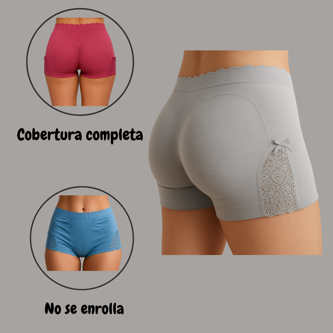 Bóxer Dama Microfibra Push Up 12 Piezas
