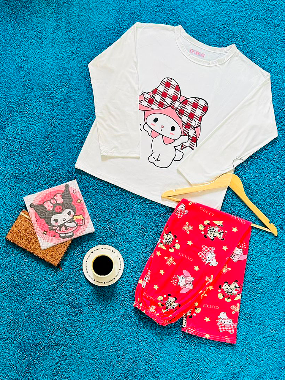 Conjunto Pijama Diseño De "Melody Con Moño"