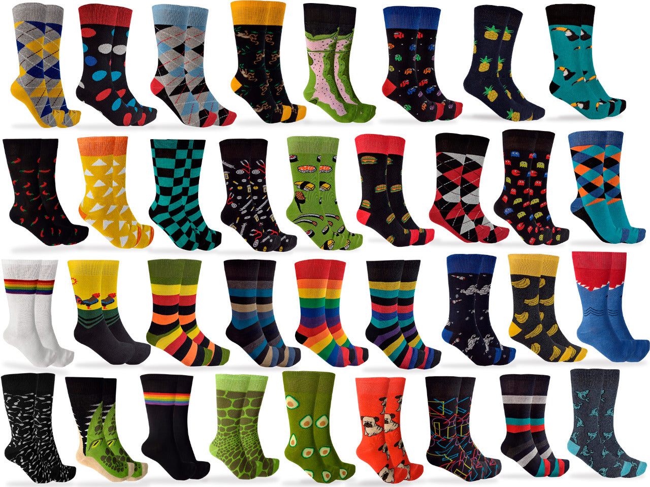 MAD BOX Calcetines Divertidos 10 Pares