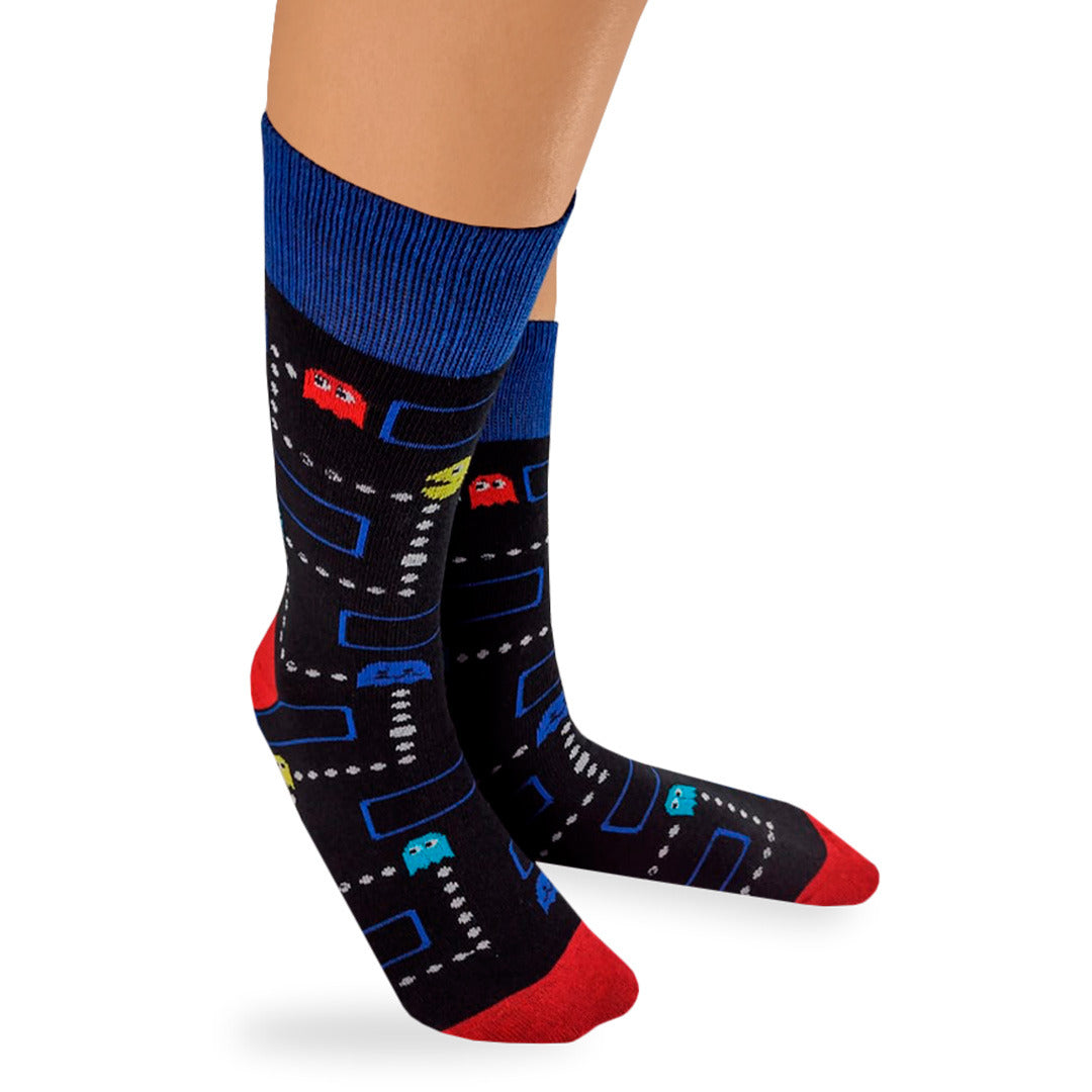 Calcetines Divertidos "Pantalla Pac-Man"