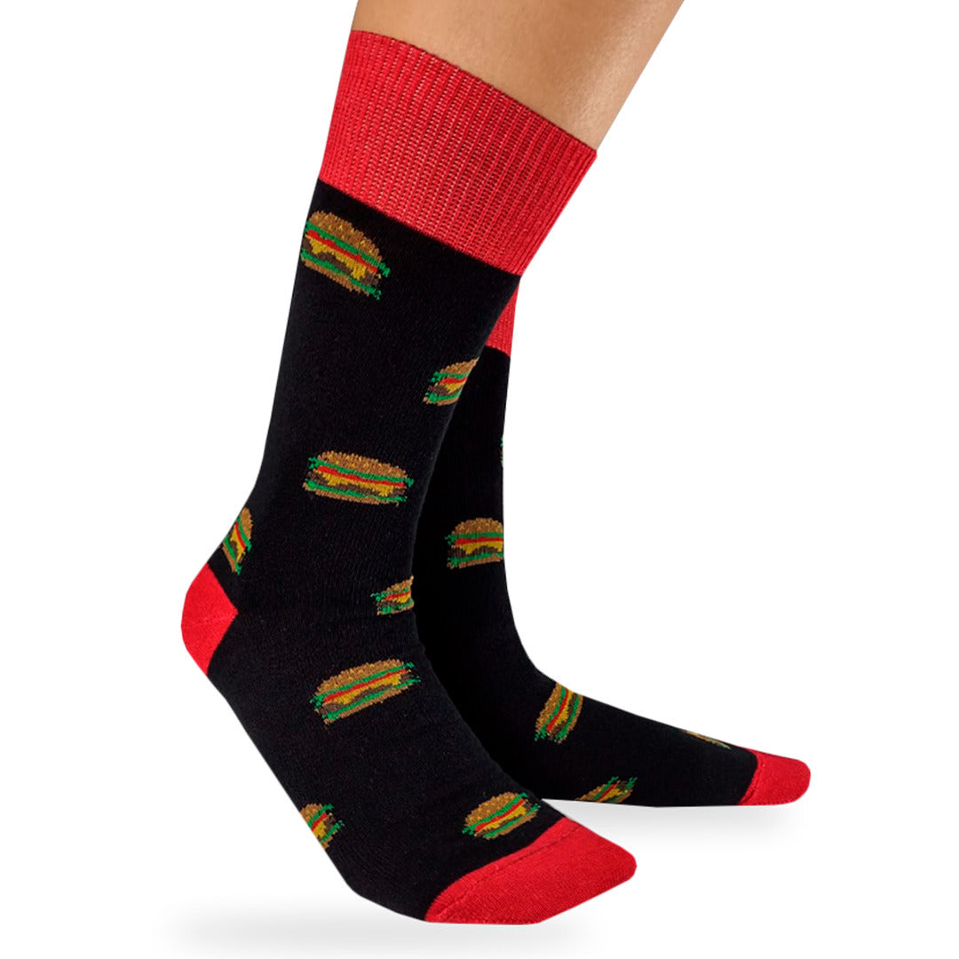 Calcetines Divertidos "Hamburguesas"