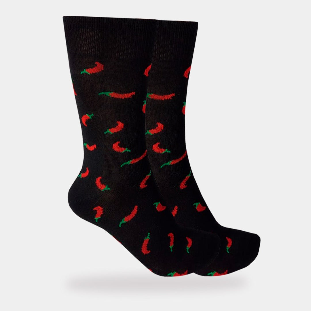 Calcetines Divertidos "Chiles"