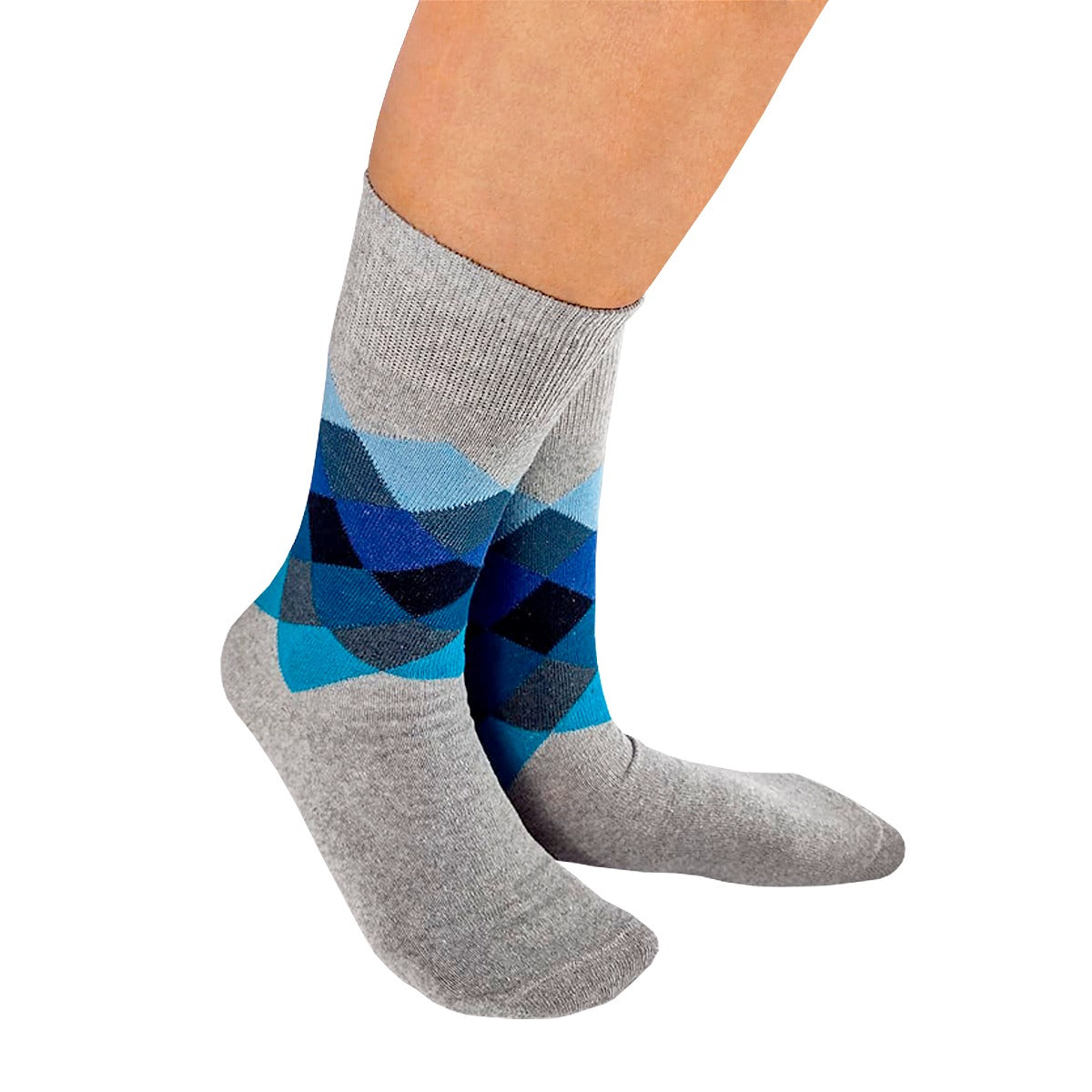 Calcetines "Rombos Gris"