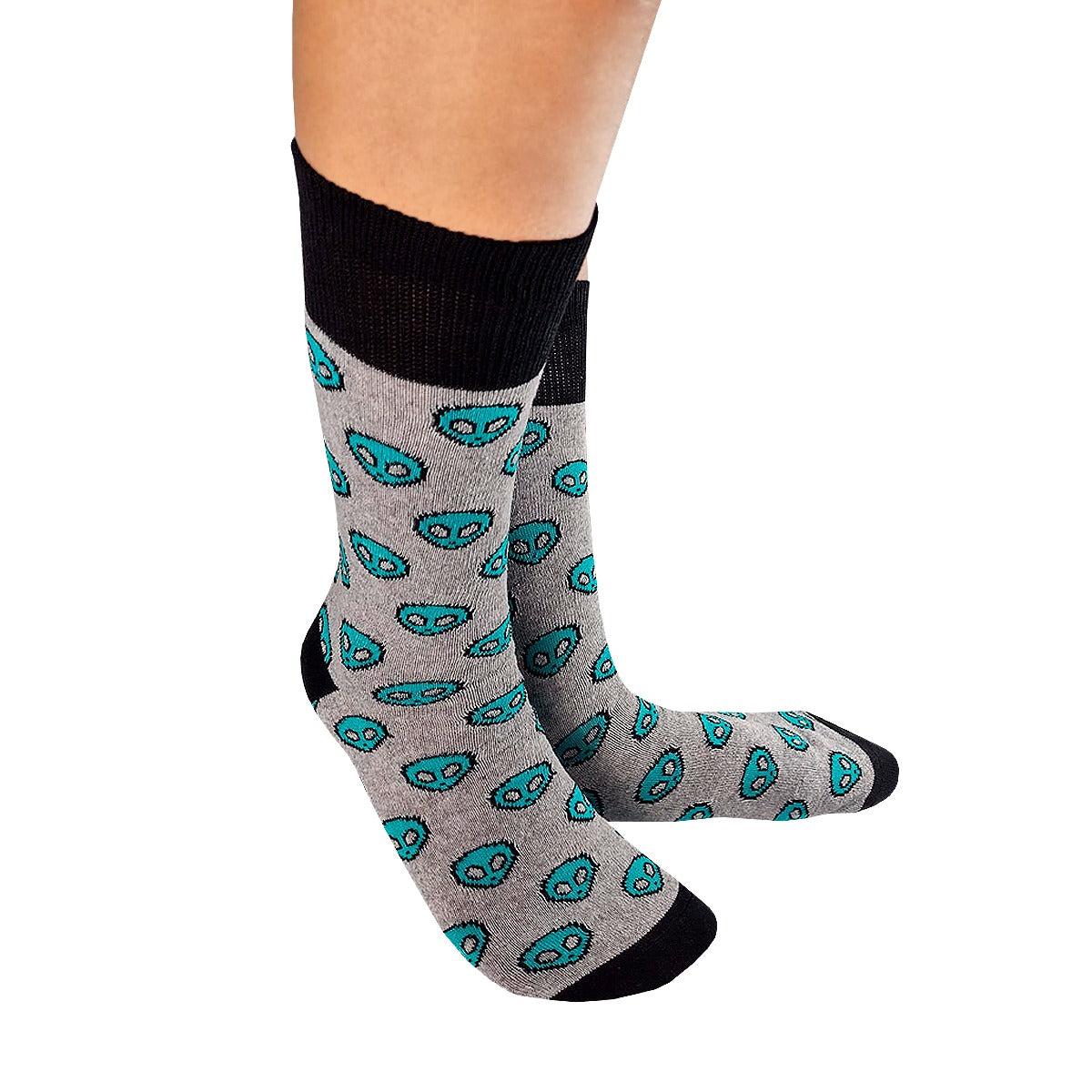 Calcetines Divertidos "Alien Color Azul"