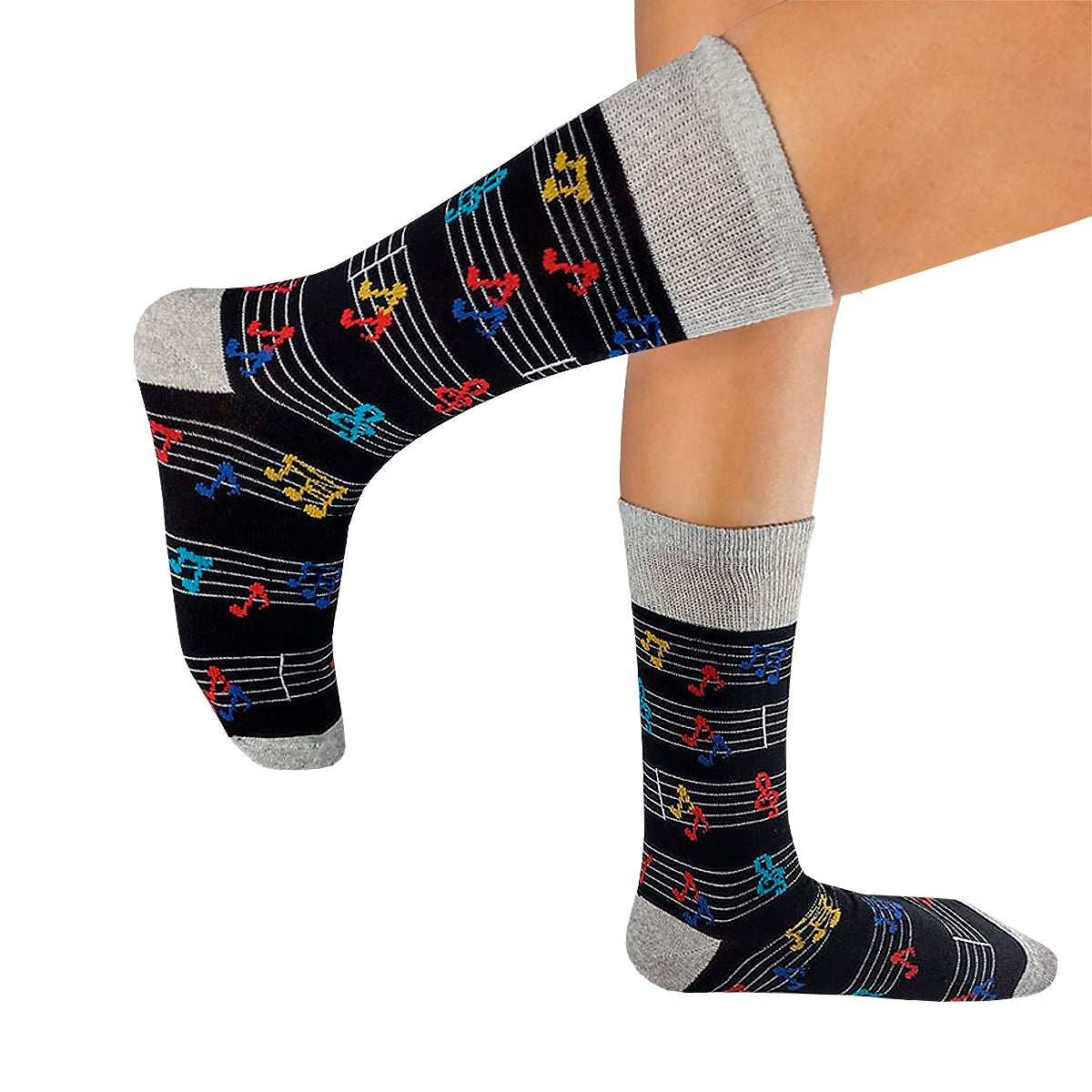 Calcetines Divertidos "Notas Musicales"