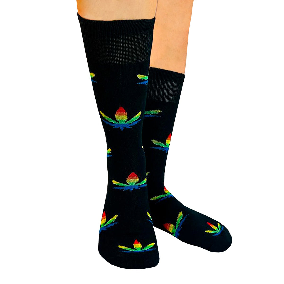 Calcetines "Marihuana Color Negro"