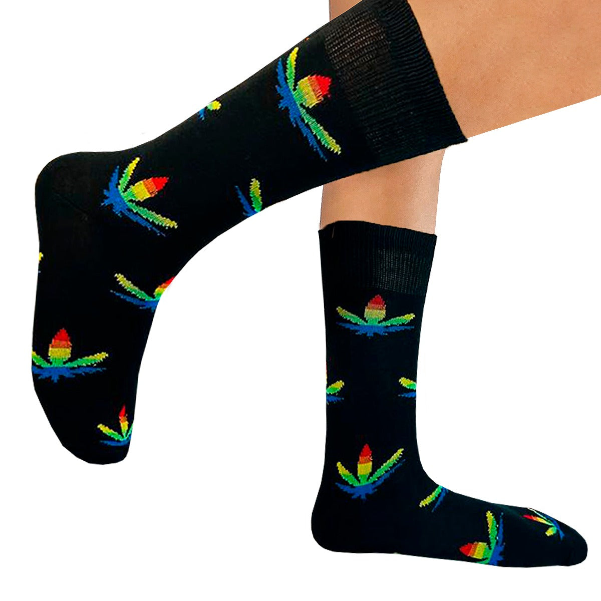 Calcetines "Marihuana Color Negro"