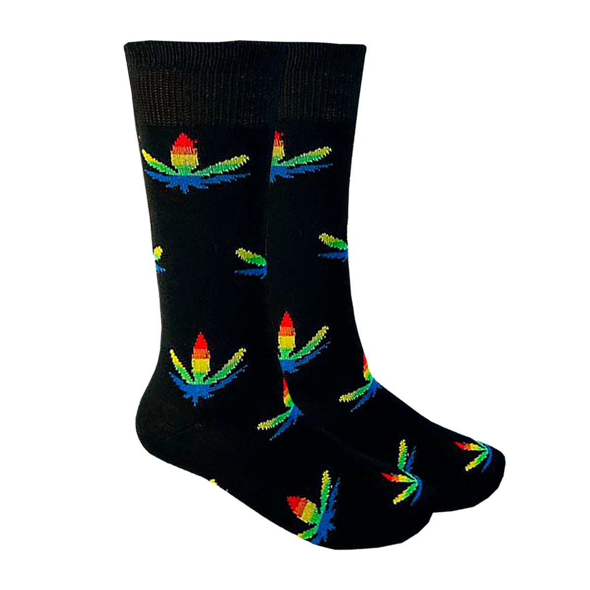 Calcetines "Marihuana Color Negro"